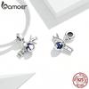 Bamoer Genuine 925 Silver Travel Round the World-Mini Camera Pendant Fit for Bracelet or Bangle Plane Charms Jewelry