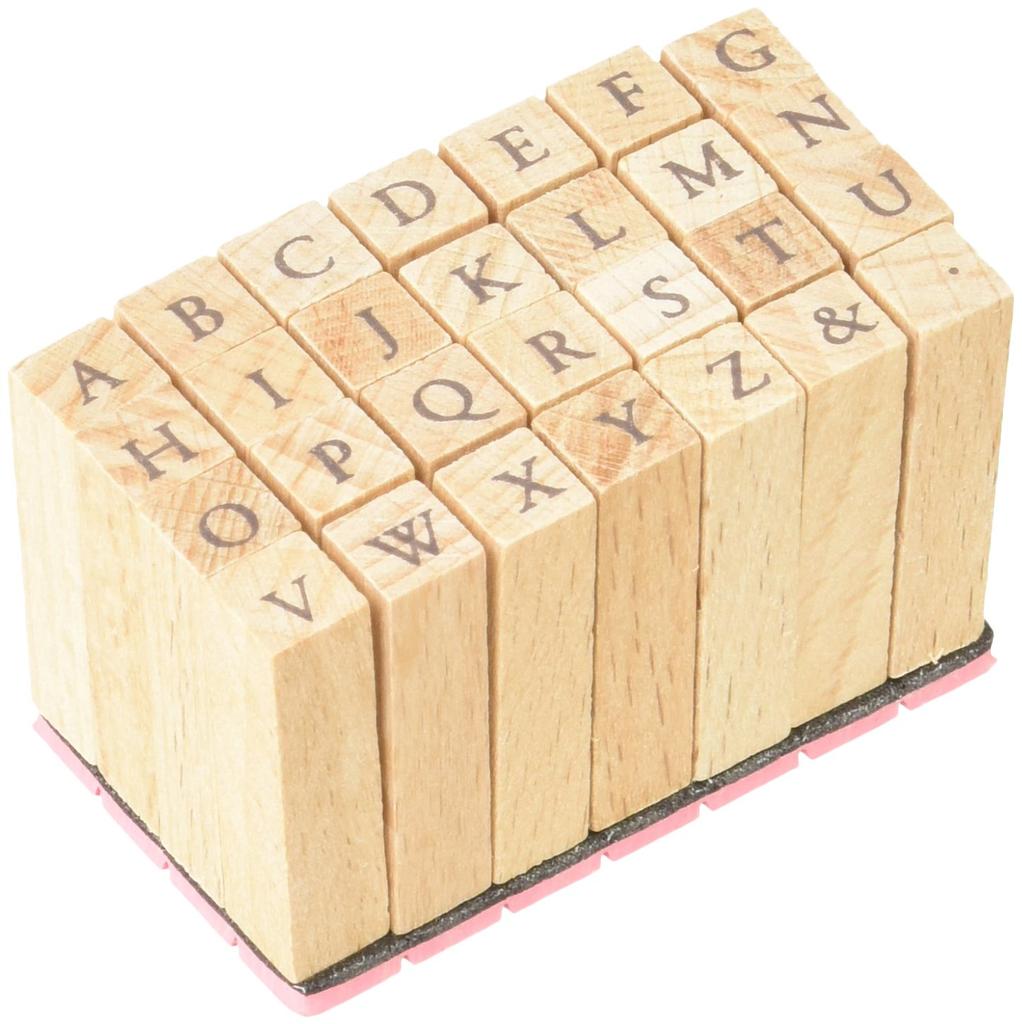 Face Petit Letter Stamp Set J Children's (Alphabet Uppercase) 1228-001