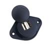 3.1A 12-24V Slide Lid Car Bus Boat Dual USB Port Charger Power Socket Outlet