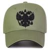 Men's Women's Sandwich Double Headed Eagle Three-dimensional Embroidered Baseball Cap Fashion Outdoor Adjustable Cotton Hat Outdoor Hats Russian Caps