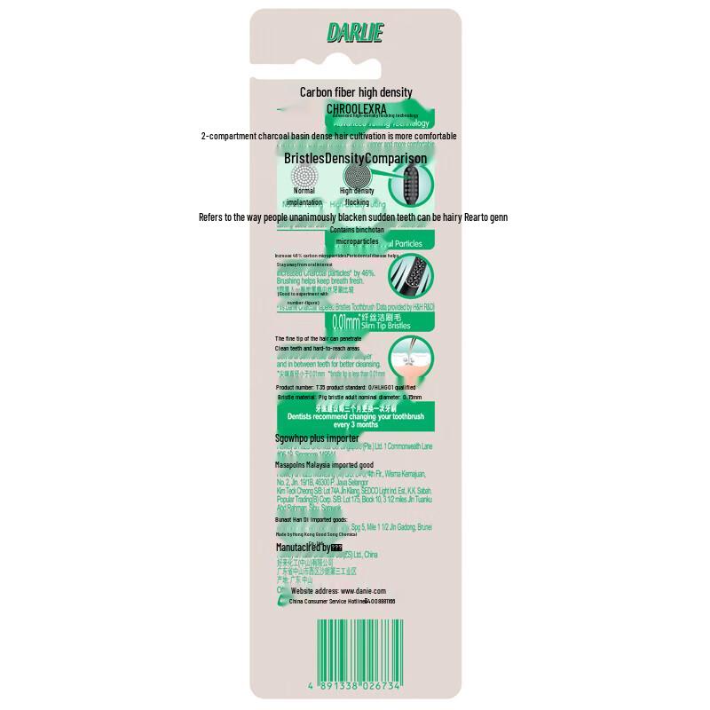 Hawley Charcoal Silk T35 Toothbrush