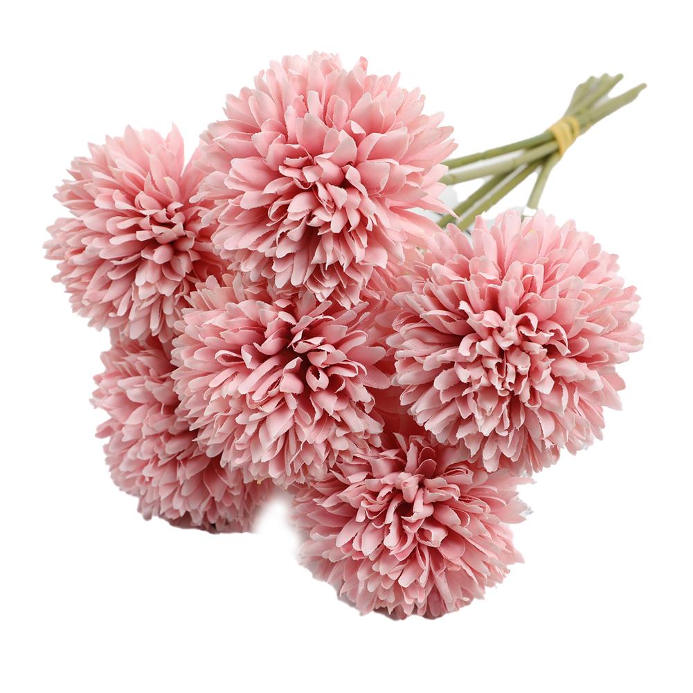 Künstliche Chrysantheme Ball Dekor Hortensien Bouquet Dekor Blumen