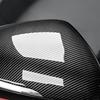 For KIA Stinger 2018      Carbon Fiber Style Bright Black Side Door Rearview Mirror Cover Trim