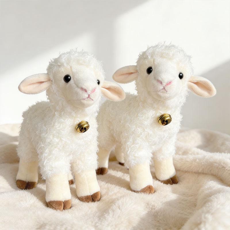 Adorable White Sheep Plush Doll - Children's Soothing Companion