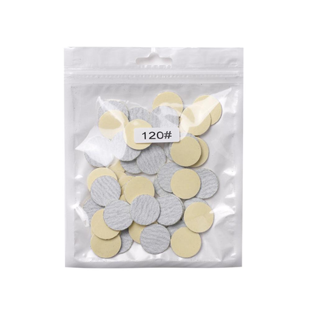 50Pieces Feet Grinder Sandpaper Sanding Disc Pedicure Tool Sanding Discs Sandpaper for Hard Dead Skin Cracked Heel