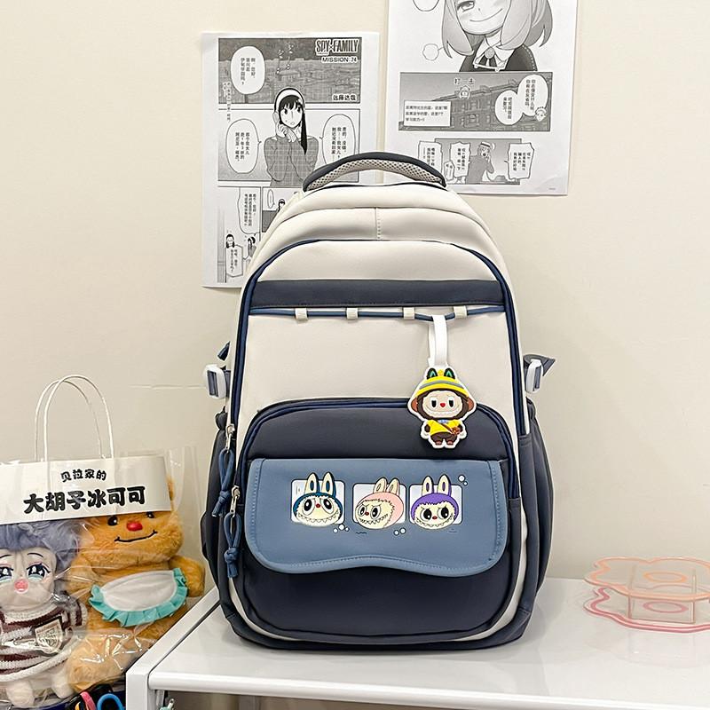 College Cute Style Cartoon Printed Student Backpack  For Use Daily