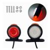 1 Pair Truck Side Marker Light Rear Brake Stop Lights Universal for Trailer Replacement Side Marker Indicator Lamps