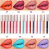 VIBELY 15 Color Does Not Take Off Makeup, Red Beads, Light Flashing Lip Glaze Makeup
