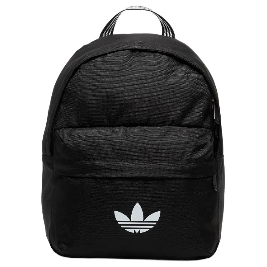 Adidas Originals 11.4L Classic Logo Polyester Small Backpack Women Backpack Black JX0217 Black