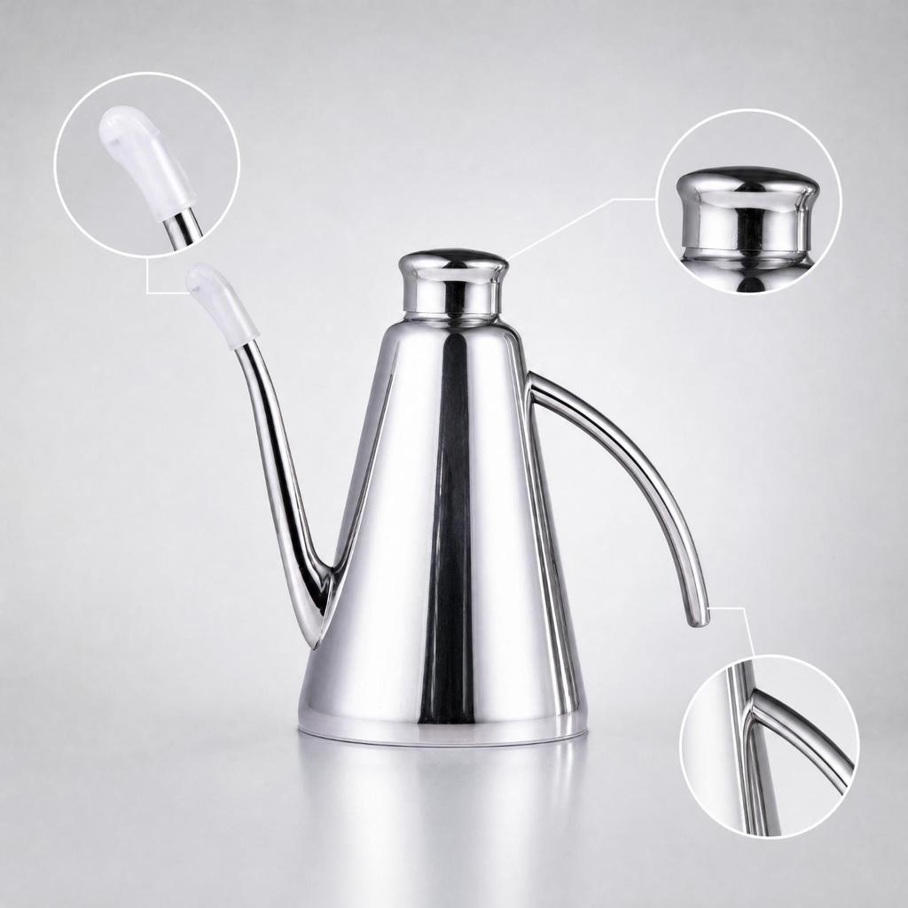 Acidic Condiment Dispenser Watertight Oil and Cruet Countertop
