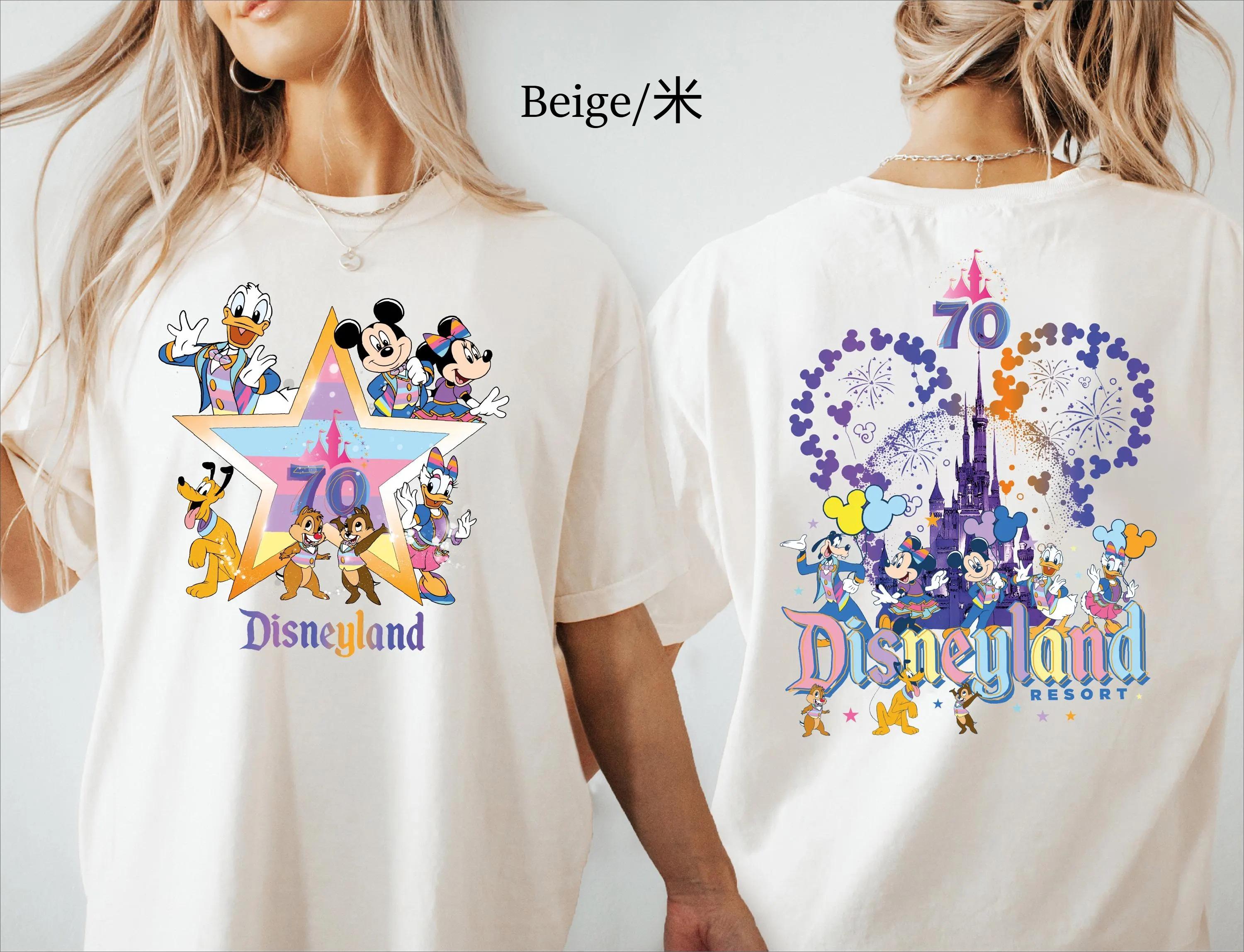 70 Years Of Disneyland Tee Magic Castle 70 Years Tee Disneyland 70th Anniversary Tee Magic Land Anniversary Shirt S