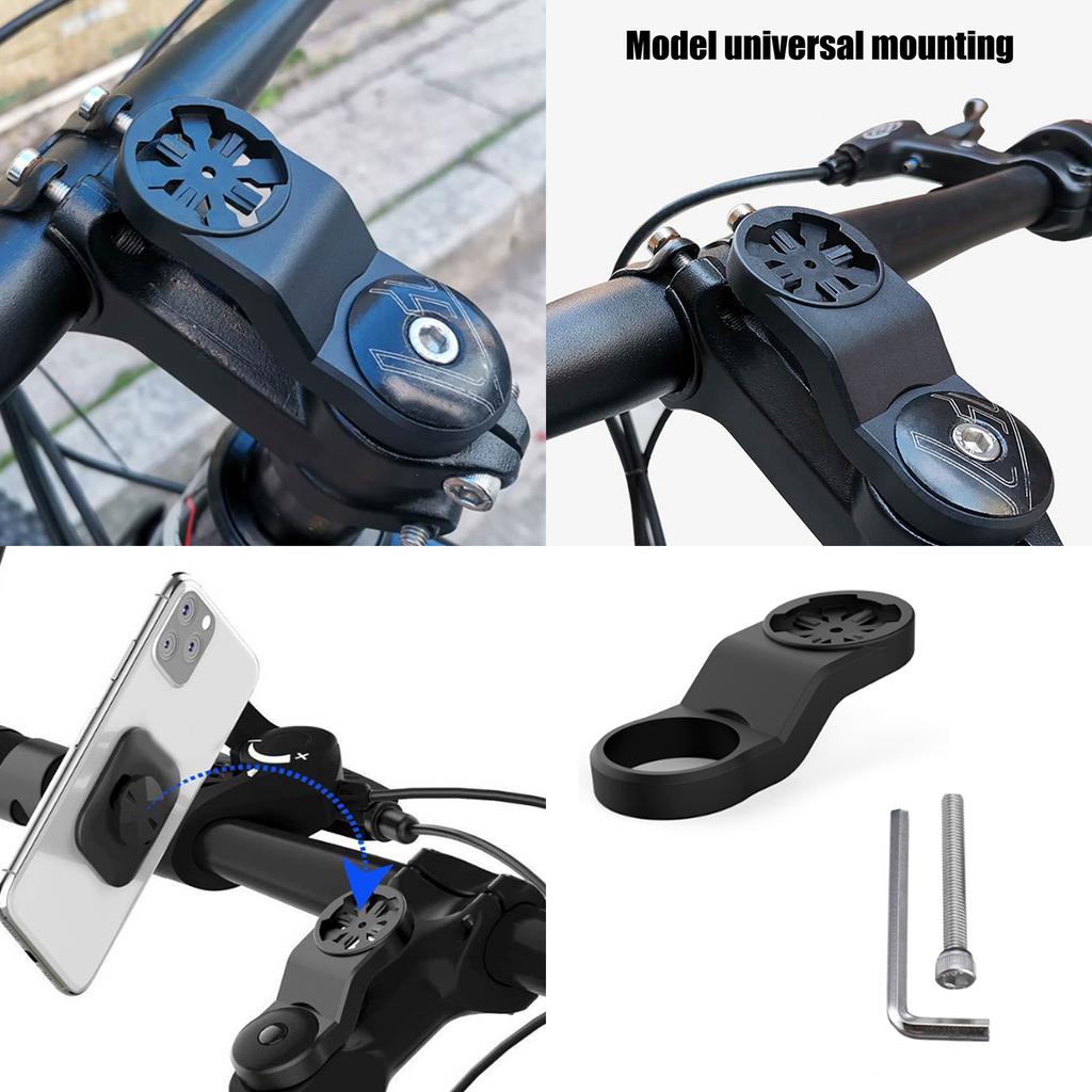 Mountain Bicycles Phone Mount Holder Computer Extension Mount Out Front Bike Computer Mount Adjustable Mount for Cycling