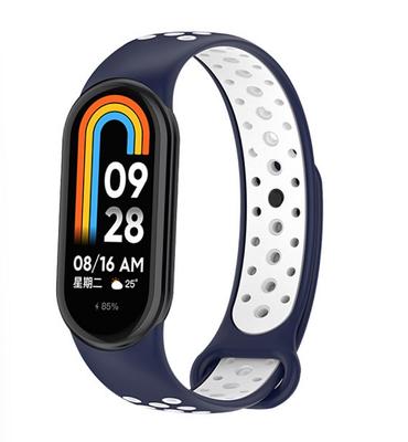 Armband für Xiaomi Mi Band 9 Beline Blau-Weiß
