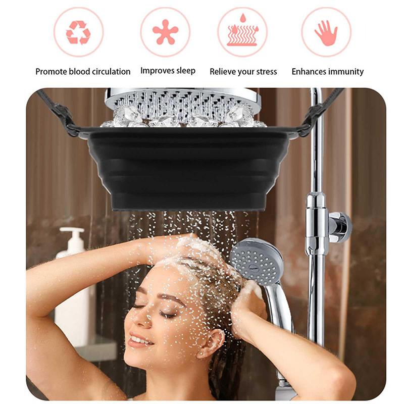 Enfriador de Agua para Ducha de Hielo Ártico, Baño de Hielo de Enfriamiento Rápido Portátil, Cubo Plegable de Silicona para Baño de Hielo