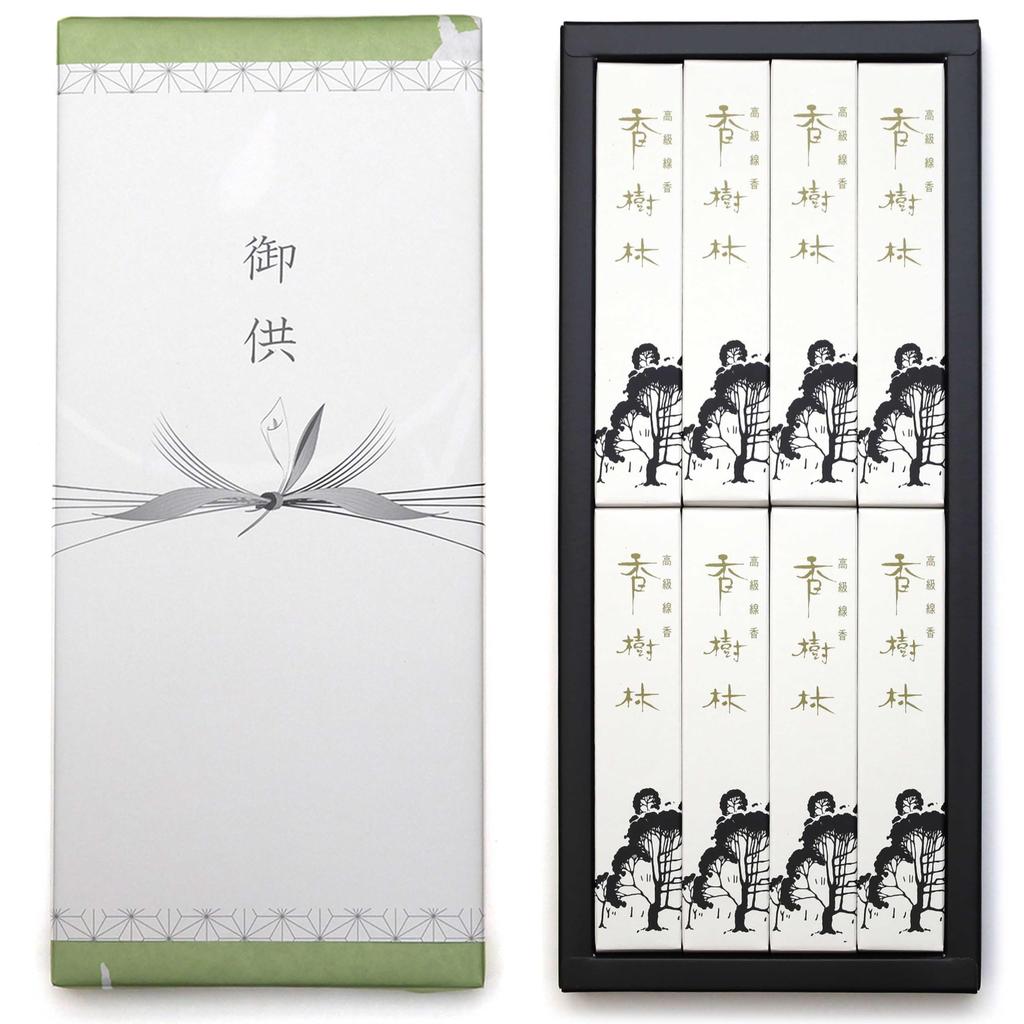 Sympathy Incense Gifts [Kojurin Sandalwood with Outer Wrapping] Made in Japan, Low Smoke, Perfect for Memorial Services and First Anniversary Gifts