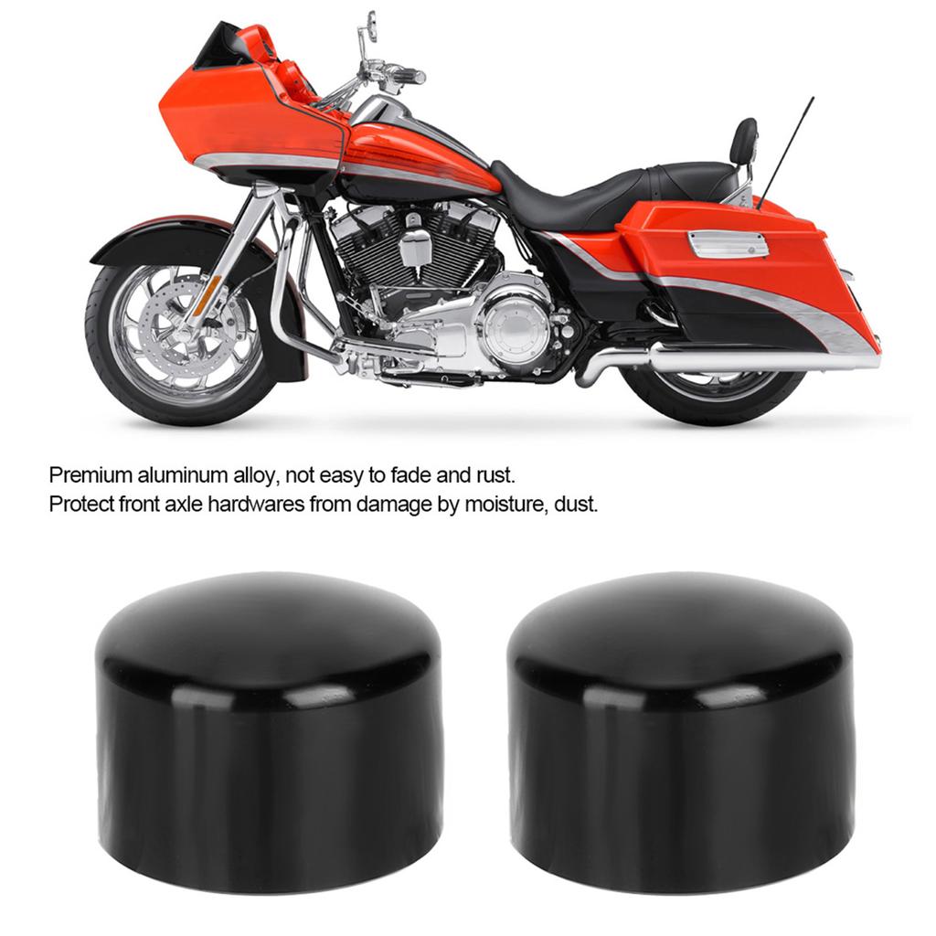 Motorrad Vorderachskappe Aluminiumlegierung Mutterabdeckung Passend für Tri Glide