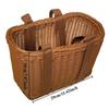 Hand Woven Picnic Basket Imitation Rattan Large Shopping Baskets Fruit Vegetable Storage Basket With Handle