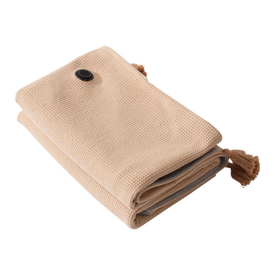 Hot Sale Portable Electric Heated Travel Blanket with USB Charging for Outdoor Use, Office Warming Blanket Without Power Bank