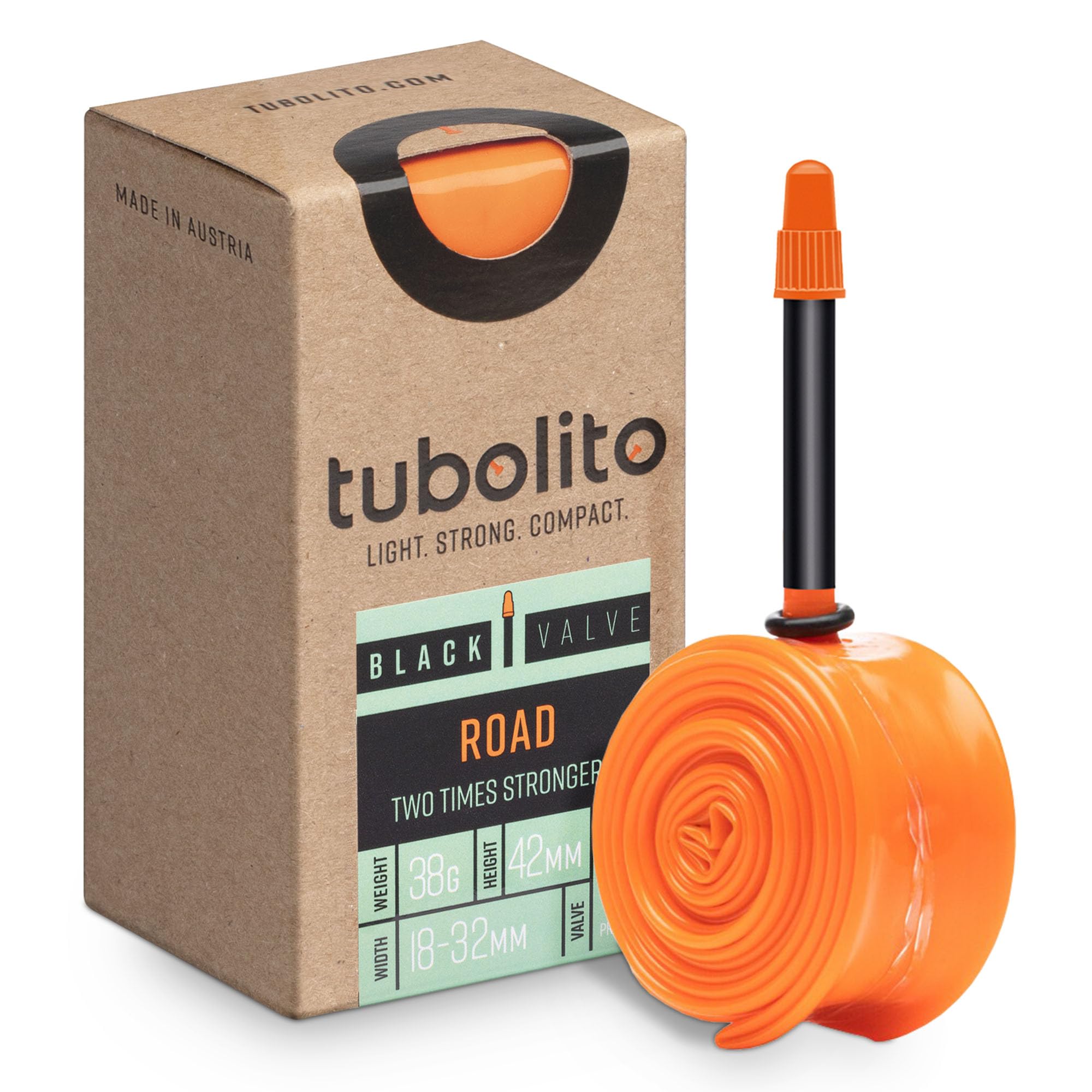 

Tubolito Tubo Road 42 мм Presta Black 700x18-32 мм клапан.