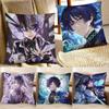 Anime Wanderer Genshin Impact Pillow Case Fashion Square Pillowcase Bedroom Sofa Room Ins Decoration Leisure
