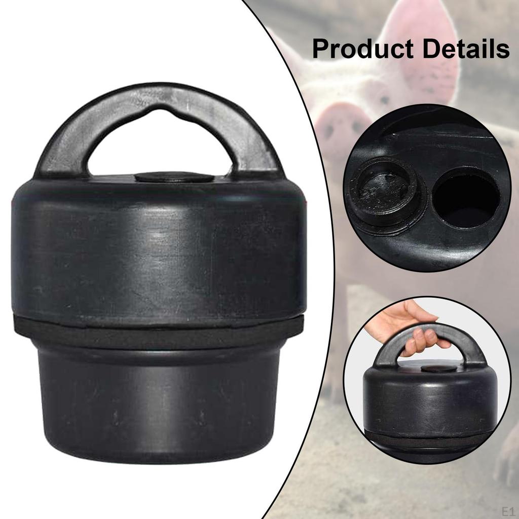 Drain Valve for Pig Farm Manure Leakage with Reusable Plug Outdoor Use