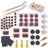 79Pc Rubber Solution Bicycle Inner Tube Repair Tool Kit with Storage Box Bike Tyre Puntch Patch Tubeless Tire Repair Accessories