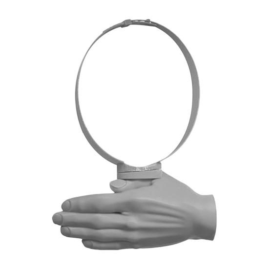 Sluneční klobouk 3D tištěný Visor na hlavu Ochrana proti UV záření Ergonomický design dlaně Nositelné Stínící čepice na hlavu s otevřeným rámem