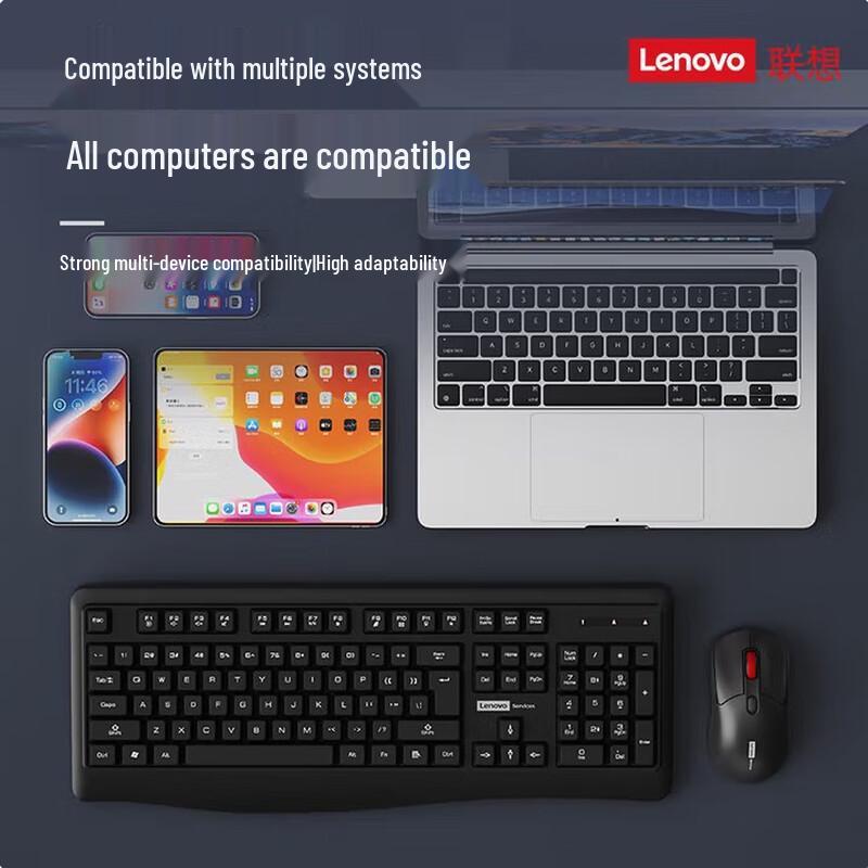 Lenovo KN230 Wireless Keyboard and Mouse Combo