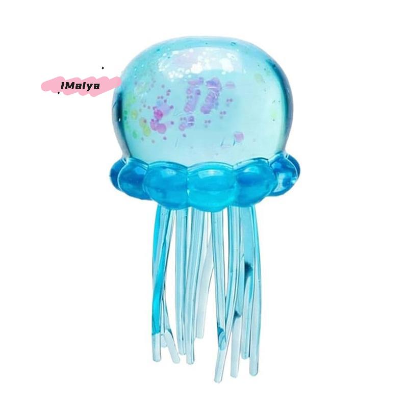 M-Jellyfish Design Squeeze Fidget Toys Sensory Slow-rebound Toy Stress & Anxiety Relief For Adults And Kids Birthday Gift
