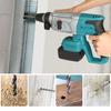 Kachiari Cordless Hammer Drill with Brushless Variable Speed and 3 Hammer and Ideal for Drilling and Chiseling and Carpentry Tools for Compatible with