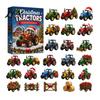 Kids Holiday Surprise Gift Transportation Vehicles Advent Calendar 2026 for Kids, 24 Day Christmas Countdown Set with Collectible Acrylic Mini Vehicle