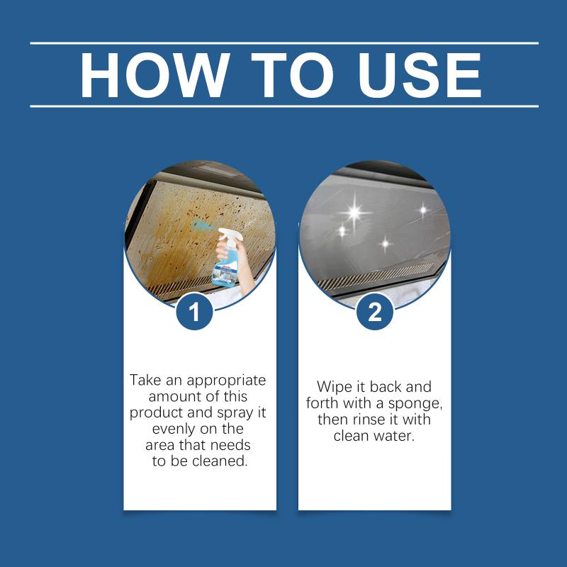 Multi Purpose Cleaning Foam Strong Decontamination For Kitchen Countertops Stain Remover Safe On All Surfaces Quick Dry