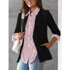 Women's Pocket Loose Top Long Sleeved Work Shirt Top