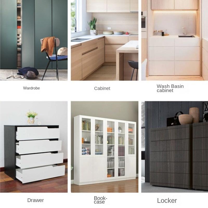 Griffloser, automatischer Türrückprall, Edelstahl-Schrankdämpfer, magnetisch