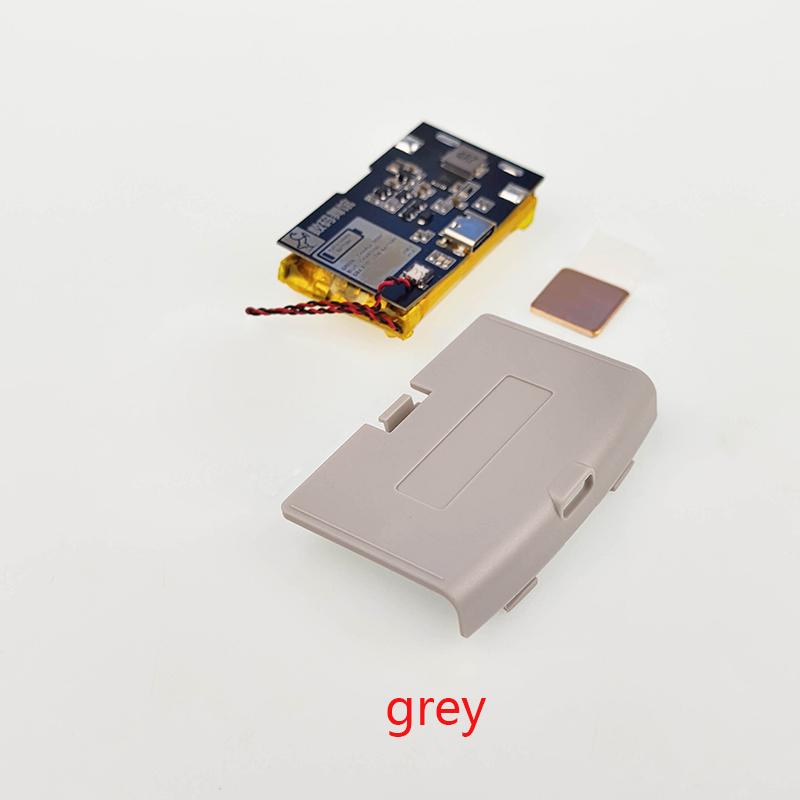 1800mAH Li-ion Rechargeable Battery Module For Game Boy Advance For GBA Highlight with Type-C Charging Port Battery Cover USB-C