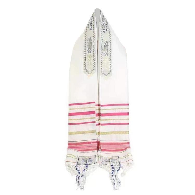 Sciarpa Tallit Leggera Per Servizi di Culto Caratteristiche Sofisticato Costume Culturale Design Unisex