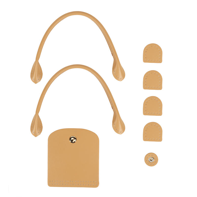 DIY Bags Knitting Crochet Set Adjustable PU Leather Shoulder Strap Flap Cover Handles Handbag Purse Backpack Crossbody Bag Replacement