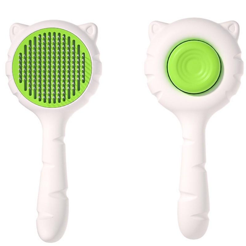 Dog Brush One-click Pet Hair Remover Dog Grooming Massage Cat Brush Floating Hair Combs Self Cleaning Dogs Comb Pet Accessories