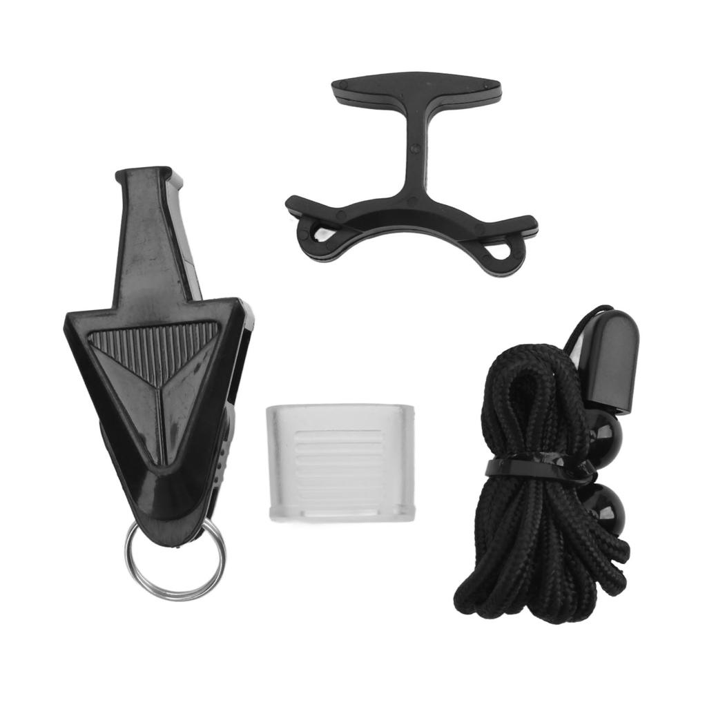 Whistle Clear Crisp Sound Plastic Sports Whistle with Lanyard for Training Survival Gym Competition