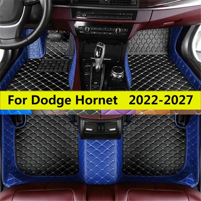 Floor Mats For Dodge Hornet Plug‑In Hybrid PHEV   2024 2025 2026 2027 Car Leather Foot Pads Rugs Auto Full Set Carpet
