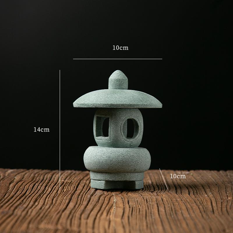 Pebble Bridge Small Boat Ornament: Miniature Water Bonsai Rockery Decoration for Floral Landscapes.