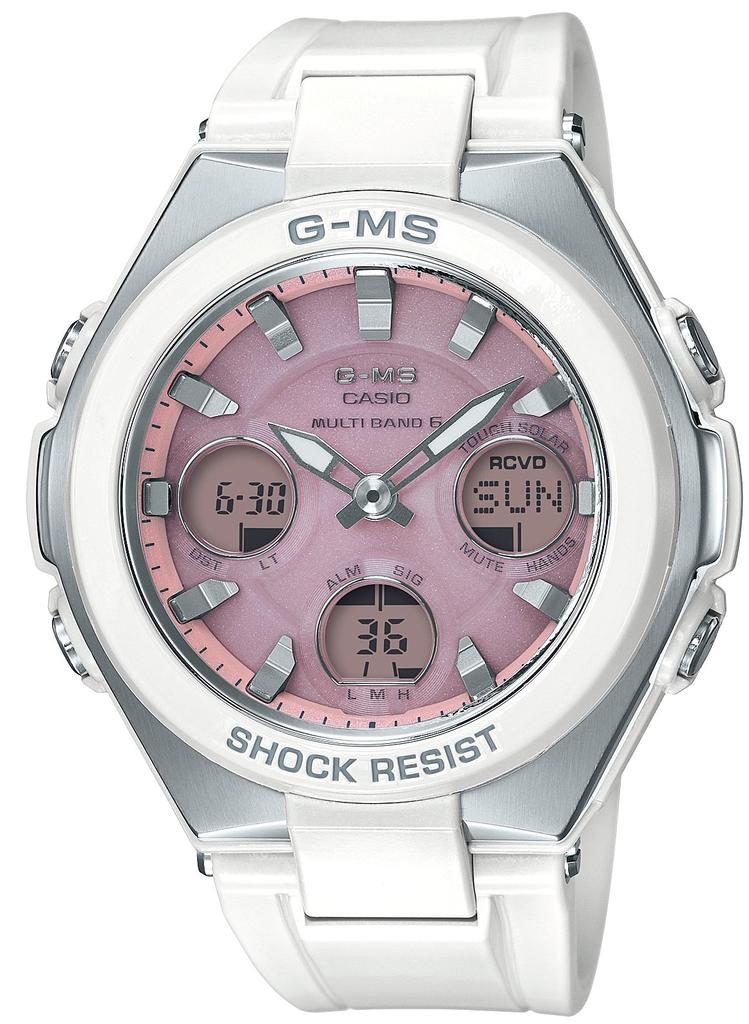 Casio Solar Watch White Baby-G G-MS Radio-Controlled MSG-W100-7A3JF Women's