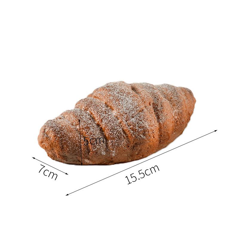Umělý chléb Dort Toast Měkký PU Model bagety Potravina Falešný chléb Simulační ozdoby Pekárna Dekor Fotografie Rekvizity