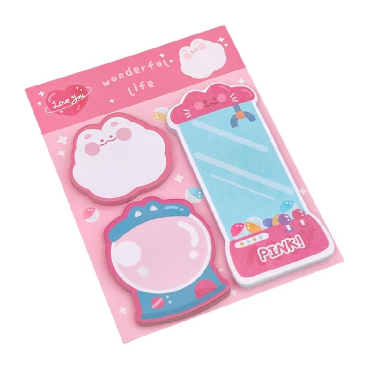 60 Листов Забавная Животная Блокнот Наклейки Бумага Карманный Блокнот Напоминание на Книгу Журнал Тетрадь Планировщик Календарь