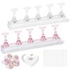 Magnetic Base Nail Stand 2 Base Nail Art Practice Holder Nail Display Stand  Nail Painting