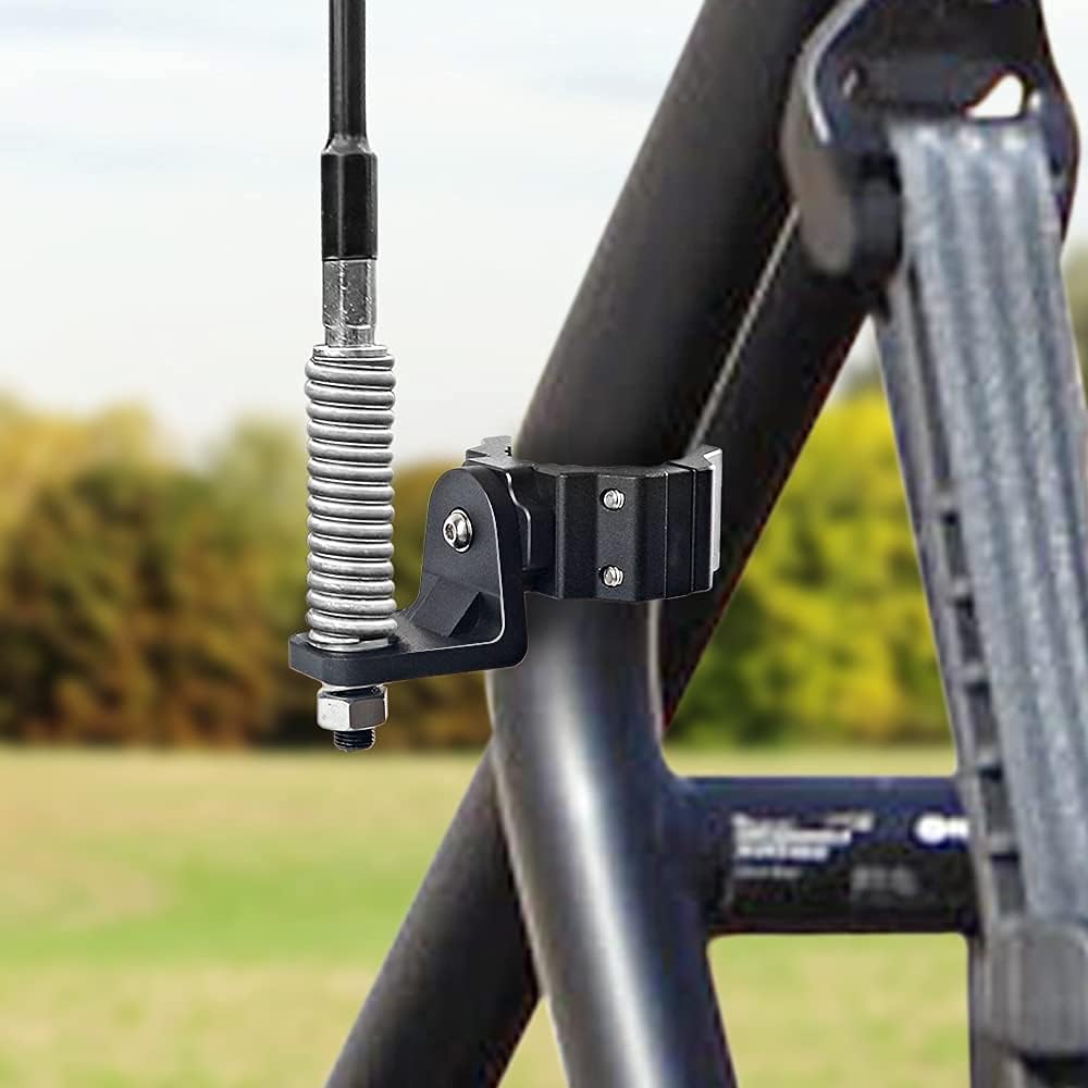 1.75"-2" UTV ATV Roll Cage Clamp Mount for LED Light Bar, 4WD Off-Road Accessories, Heavy Duty Aluminum Bracket, RZR Can-Am car