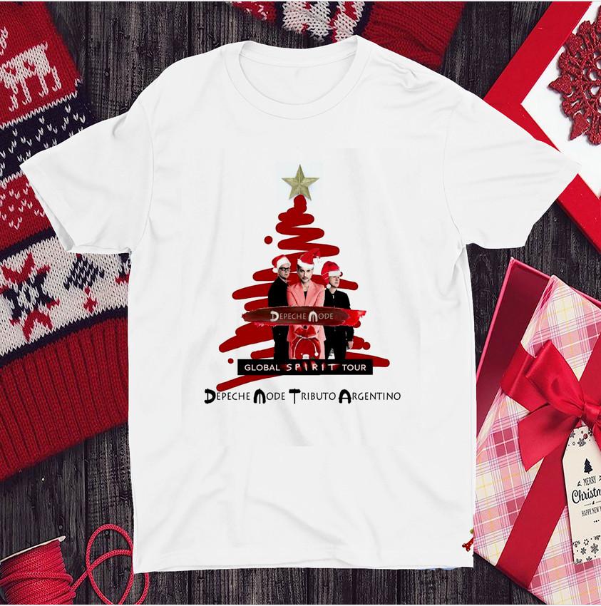 

Depeche Mode Christmas Tree White Men T Shirt All Size S to 5XL NA1580 Unisex T-Shirt S