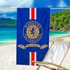 1pc Glasgow Rangers Beach Towel, Beach and Seaside Swimming Pool Equipment, Fashion Pattern, Rectangular, Travel Essentials
