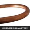 Manual Ring Roller Bender Metal Sheet Roll Bending Rolling Machine 343mm Hand Tubing Bender Steel Ring Roller Bender 3-1/2'' Handle Handheld Hand