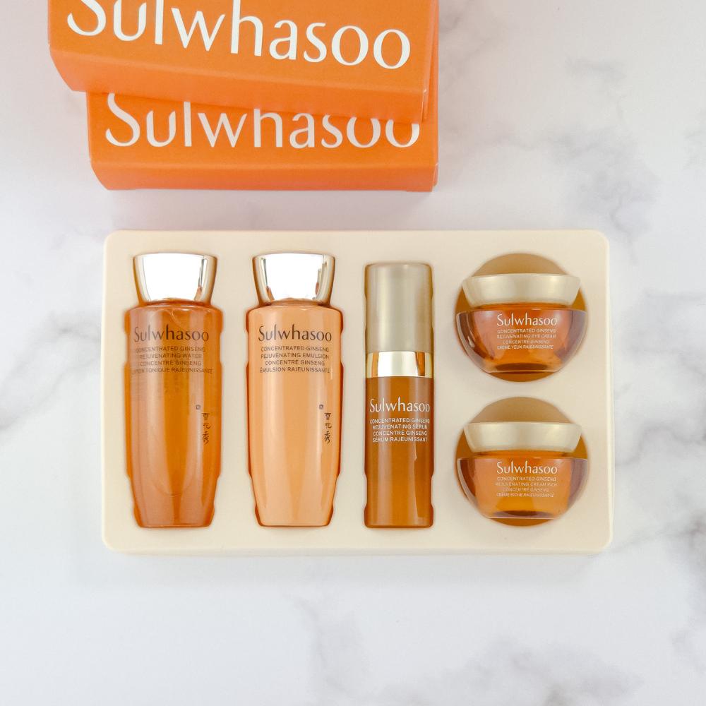 Sulwhasoo Kit anti-âge concentré au ginseng (5 Articles) x 2 Boîte